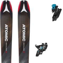 comparer et trouver le meilleur prix du ski Atomic Backland 95 19 + mtn black/blue sur Sportadvice