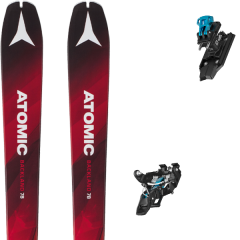 comparer et trouver le meilleur prix du ski Atomic Backland 78 19 + mtn black/blue sur Sportadvice