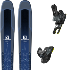 comparer et trouver le meilleur prix du ski Salomon Qst lux 92 18 + warden mnc 13 n black/grey sur Sportadvice