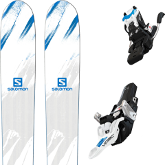 comparer et trouver le meilleur prix du ski Salomon Mtn bc white/blue/red 18 + vipec evo 12 120mm sur Sportadvice