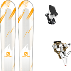 comparer et trouver le meilleur prix du ski Salomon Mtn explore 88 white/yellow 18 + speed turn 2.0 bronze/black 19 sur Sportadvice
