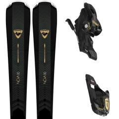 comparer et trouver le meilleur prix du ski Rossignol Nova 10 + xpress w 11 gw b83 black gold noir vert sur Sportadvice