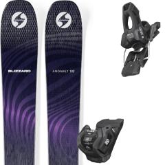 comparer et trouver le meilleur prix du ski Blizzard Anomaly 102 purple/white + violet noir gris sur Sportadvice