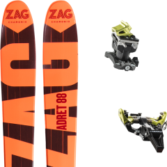 comparer et trouver le meilleur prix du ski Zag Adret 88 18 + tlt speed radical black/yellow sur Sportadvice