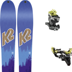 comparer et trouver le meilleur prix du ski K2 Talkback 88 ecore 19 + tlt speed radical black/yellow 19 sur Sportadvice