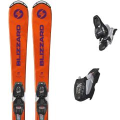 comparer et trouver le meilleur prix du ski Blizzard Firebird 100-140 + fdt jr 4.5 orange sur Sportadvice