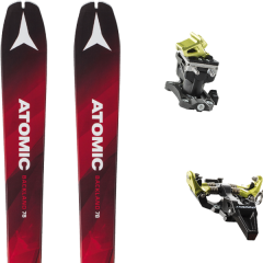 comparer et trouver le meilleur prix du ski Atomic Backland 78 + tlt speed radical black/yellow sur Sportadvice
