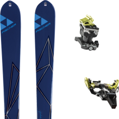 comparer et trouver le meilleur prix du ski Fischer My transalp 82 18 + tlt speed radical black/yellow 19 sur Sportadvice