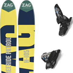 comparer et trouver le meilleur prix du ski Zag H105 18 + griffon 13 id black sur Sportadvice
