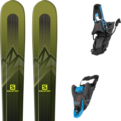 comparer et trouver le meilleur prix du ski Salomon Mtn explore 88 kaki/yellow + s/lab shift mnc blue/black sh90 sur Sportadvice