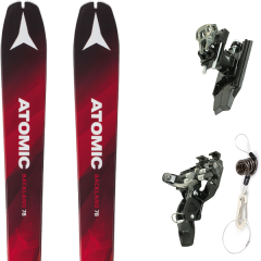 comparer et trouver le meilleur prix du ski Atomic Backland 78 + backland tour black/gunmetal sur Sportadvice