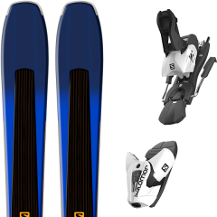 comparer et trouver le meilleur prix du ski Salomon Xdr 84 ti black/blue/saf + z12 b100 white/black sur Sportadvice