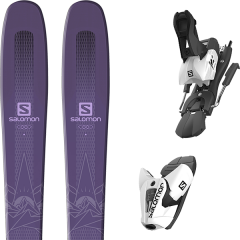 comparer et trouver le meilleur prix du ski Salomon Qst myriad 85 + z12 b100 white/black sur Sportadvice