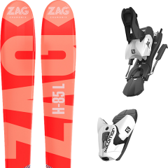 comparer et trouver le meilleur prix du ski Zag H85 lady + z12 b100 white/black sur Sportadvice