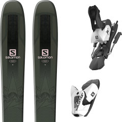 comparer et trouver le meilleur prix du ski Salomon Qst stella 106 bk/light + z12 b100 white/black sur Sportadvice