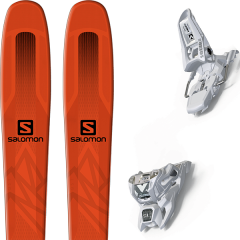 comparer et trouver le meilleur prix du ski Salomon Qst 85 orange/black 19 + squire 11 id white 19 sur Sportadvice