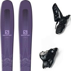 comparer et trouver le meilleur prix du ski Salomon Qst myriad 85 + squire 11 id black sur Sportadvice
