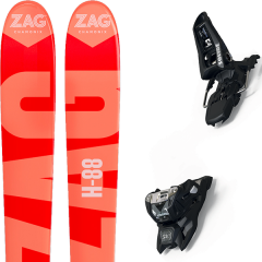 comparer et trouver le meilleur prix du ski Zag H88 19 + squire 11 id black 19 sur Sportadvice