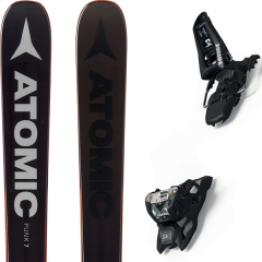 comparer et trouver le meilleur prix du ski Atomic Punx seven black/white 19 + squire 11 id black 19 sur Sportadvice