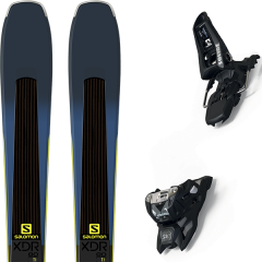 comparer et trouver le meilleur prix du ski Salomon Xdr 80 ti dark blue/lime + squire 11 id black sur Sportadvice