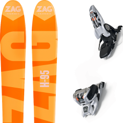 comparer et trouver le meilleur prix du ski Zag H95 19 + griffon 13 id white 19 sur Sportadvice