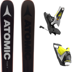 comparer et trouver le meilleur prix du ski Atomic Punx seven black/white + spx 12 dual b120 concrete yellow sur Sportadvice