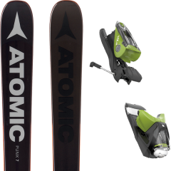 comparer et trouver le meilleur prix du ski Atomic Punx seven black/white 19 + nx 12 dual wtr b90 black/green 17 sur Sportadvice