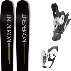 comparer et trouver le meilleur prix du ski Movement Go 109 19 + z12 b100 white/black 19 sur Sportadvice