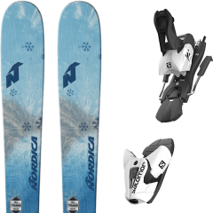 comparer et trouver le meilleur prix du ski Nordica Astral 84 aqua 19 + z12 b100 white/black 19 sur Sportadvice