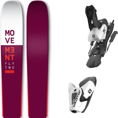 comparer et trouver le meilleur prix du ski Movement Fly two 105 + z12 b100 white/black sur Sportadvice