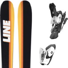 comparer et trouver le meilleur prix du ski Line Sick day 94 19 + z12 b100 white/black 19 sur Sportadvice