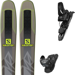 comparer et trouver le meilleur prix du ski Salomon Qst 92 18 + warden mnc 11 black l100 19 sur Sportadvice