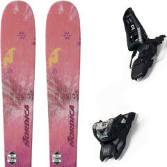 comparer et trouver le meilleur prix du ski Nordica Astral 88 peach + squire 11 id black sur Sportadvice