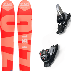 comparer et trouver le meilleur prix du ski Zag H85 lady 19 + 11.0 tp 90mm black 19 sur Sportadvice