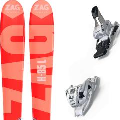 comparer et trouver le meilleur prix du ski Zag H85 lady 19 + 11.0 tp 90mm white 19 sur Sportadvice