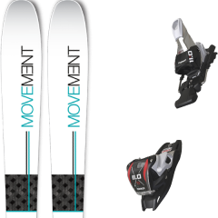 comparer et trouver le meilleur prix du ski Movement Icon 89 women 19 + 11.0 tp 90mm black 18 sur Sportadvice