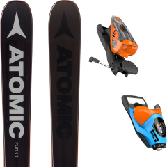 comparer et trouver le meilleur prix du ski Atomic Punx seven black/white 19 + nx 11 b100 blue orange 18 sur Sportadvice