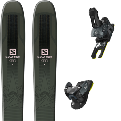 comparer et trouver le meilleur prix du ski Salomon Qst stella 106 bk/light 19 + warden mnc 13 n black/grey 19 sur Sportadvice