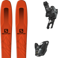 comparer et trouver le meilleur prix du ski Salomon Qst 85 orange/black 19 + sth2 wtr 13 black/grey 19 sur Sportadvice
