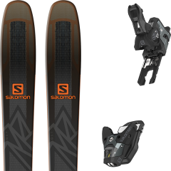 comparer et trouver le meilleur prix du ski Salomon Qst 92 black/orange 19 + sth2 wtr 13 black/grey 19 sur Sportadvice