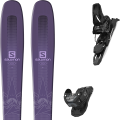 comparer et trouver le meilleur prix du ski Salomon Qst myriad 85 19 + warden mnc 11 black l90 19 sur Sportadvice