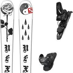 comparer et trouver le meilleur prix du ski Salomon Nfx white/black + warden mnc 11 black l90 sur Sportadvice