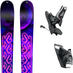 comparer et trouver le meilleur prix du ski K2 Empress 19 + spx 12 dual b100 black/white 19 sur Sportadvice