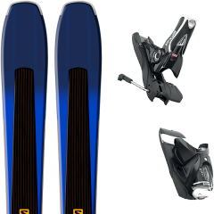 comparer et trouver le meilleur prix du ski Salomon Xdr 84 ti black/blue/saf + spx 12 dual b100 black/white sur Sportadvice