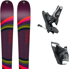 comparer et trouver le meilleur prix du ski K2 Missconduct + spx 12 dual b90 black/white sur Sportadvice