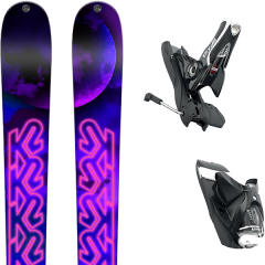 comparer et trouver le meilleur prix du ski K2 Empress 19 + spx 12 dual b90 black/white 19 sur Sportadvice