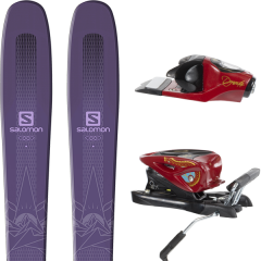 comparer et trouver le meilleur prix du ski Salomon Qst myriad 85 19 + nova 10 b83 black red 10 sur Sportadvice