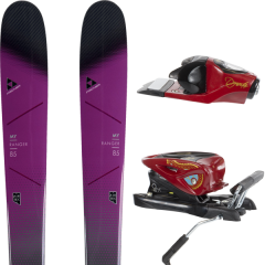 comparer et trouver le meilleur prix du ski Fischer My ranger 85 + nova 10 b83 black red 10 sur Sportadvice