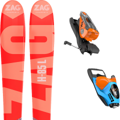 comparer et trouver le meilleur prix du ski Zag H85 lady 19 + nx 11 b100 blue orange 18 sur Sportadvice