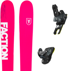 comparer et trouver le meilleur prix du ski Faction 2.0 x 19 + warden mnc 13 n black/grey 19 sur Sportadvice